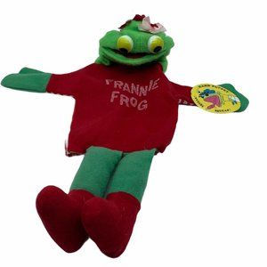 Vtg Frannie Frog Hand Puppet Jerry Elsner Co. Inc. NO SQUEAK 15"